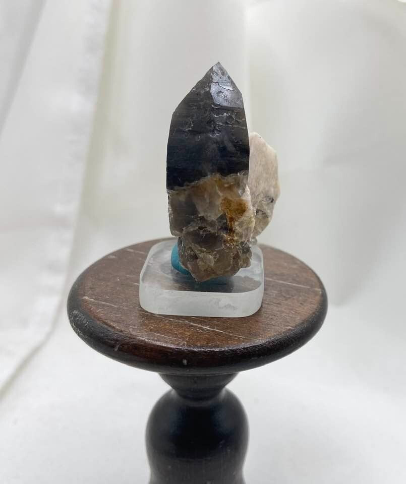 QUARTZ SMOKY CRYSTALS: LAKE GEORGE, TELLER COUNTY, COLORADO, USA -1979 #2