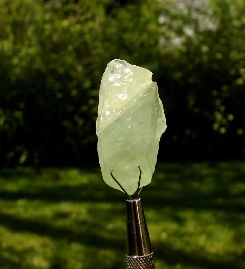 Green Elestial Moldavite Calcite Crystal Mexico! - Psychic Pathways