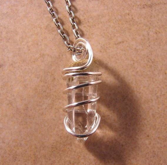 DELPHI ORACLE QUARTZ PENDANT SILVER COPPER MAGIC INCREASE SPIRITUALITY LOVE 22