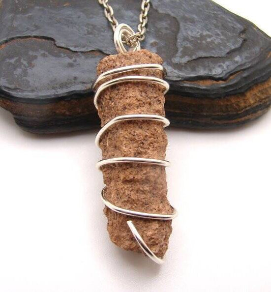 RARE UNUSUAL PRAYER PIPE LIGHTNING STRIKE SARAHA DESERT FULGURITE CRYSTAL 929