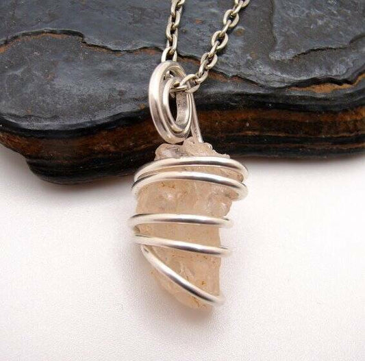 RARE HIGH POTENCY PINK MORGANITE AMULET PENDANT 1