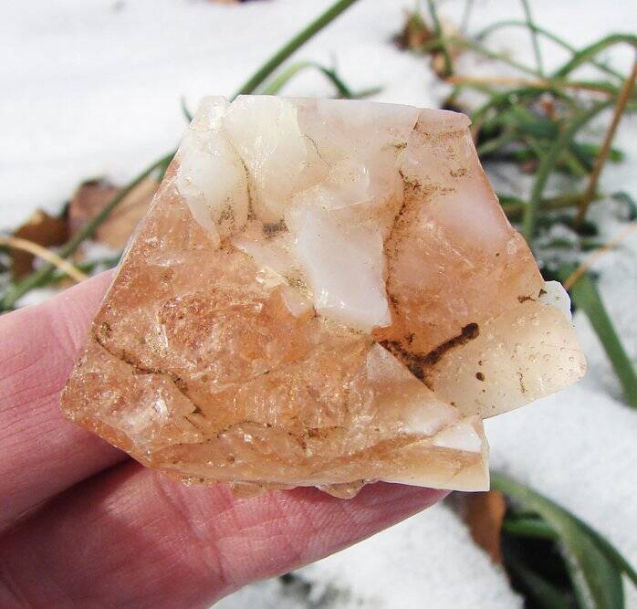 Orange Aura Gem Monatomic Andara Crystal #850