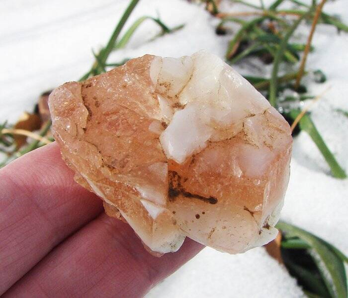 Orange Aura Gem Monatomic Andara Crystal #850
