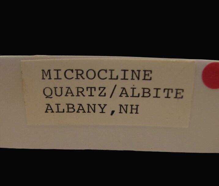 Old Collection Microcline Quartz Albite from Government Pits, New Hampshire #2