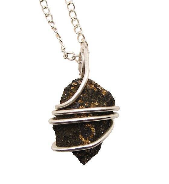 Rare Healer's Healers Apache Gold Pyrite Magnetite Natural Pendant 350