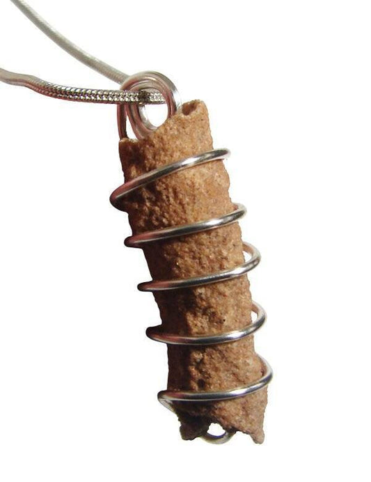 RARE UNUSUAL PRAYER PIPE LIGHTNING STRIKE SARAHA DESERT FULGURITE CRYSTAL #320