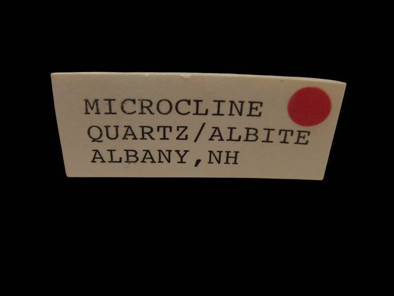 Old Collection Microcline Quartz Albite from Government Pits, New Hampshire #1