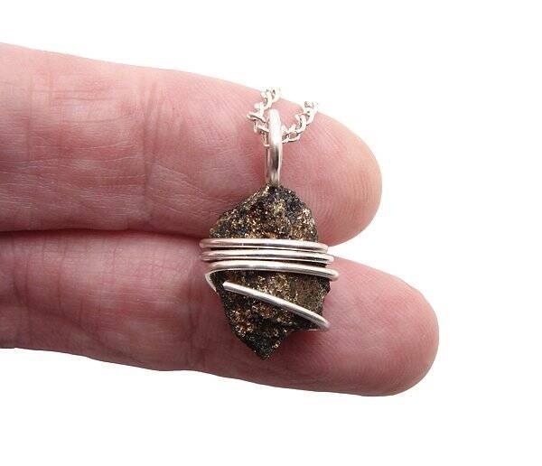 Rare Healer's Healers Apache Gold Pyrite Magnetite Natural Pendant 350