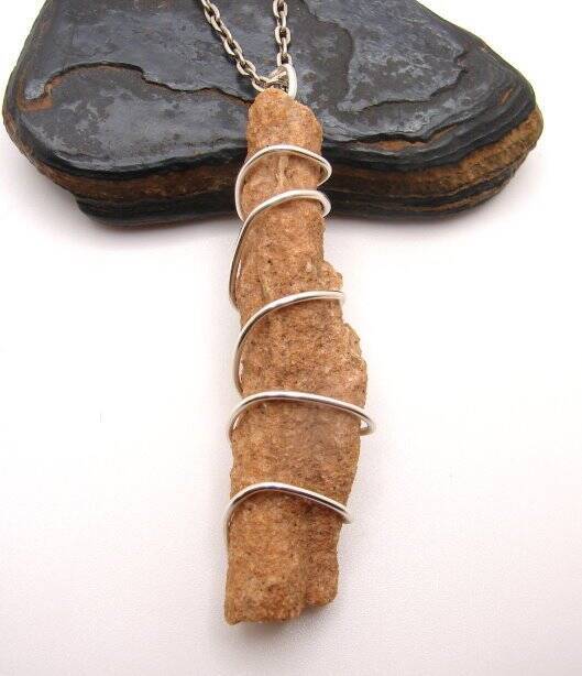 RARE UNUSUAL PRAYER PIPE LIGHTNING STRIKE SARAHA DESERT FULGURITE CRYSTAL #906