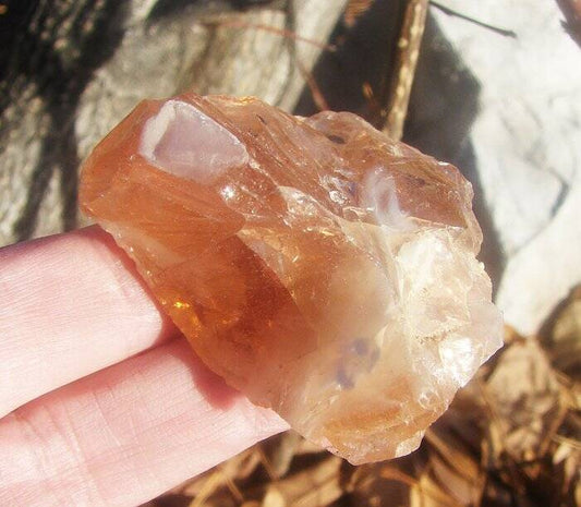 Orange Aura Gem Monatomic Andara Crystal #553