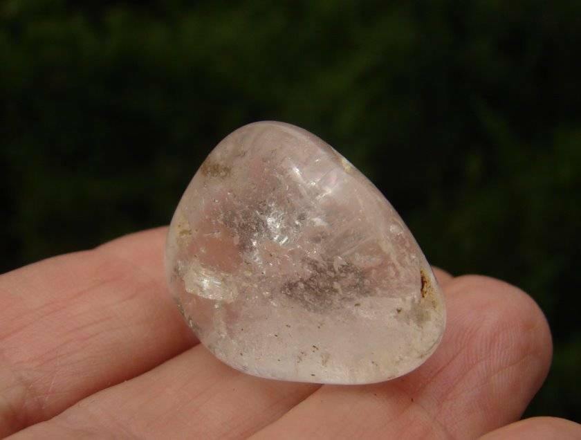 Russian Lemurian Sacred Scribe Quartz Crystal, Old Stock, Tumbled - Psychic Pathways