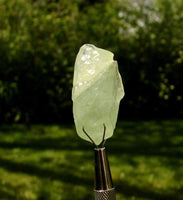Green Elestial Moldavite Calcite Crystal Mexico! - Psychic Pathways
